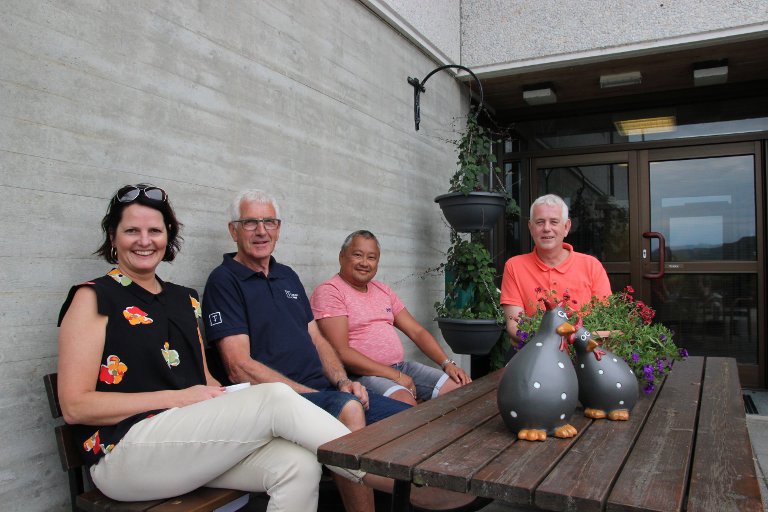 Minibussen er i boks